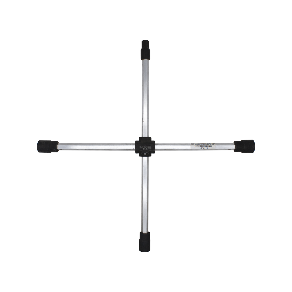 LLAVE EN CRUZ CORREDIZO CON DADO (17/19/21/ADAPT. 1/2”)