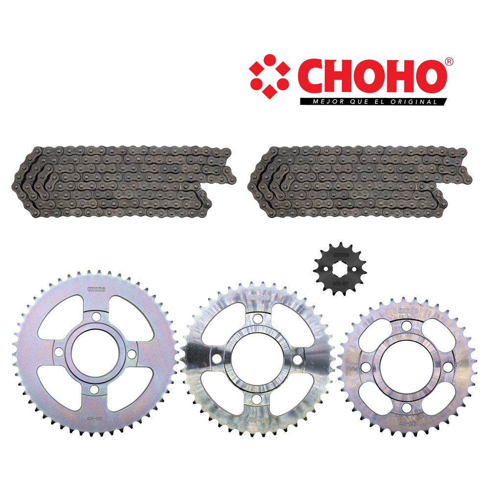 KIT CHOHO MOTOKAR I 50T/
42T/37T/15T-428H-150 (2)