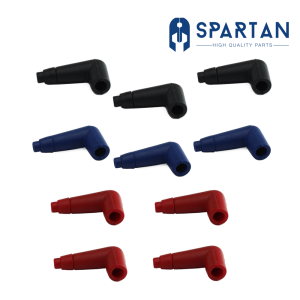 CAPUCHON DE BUJIA SPARTAN POLIURETANO UNIVERSAL COLORES (X10)