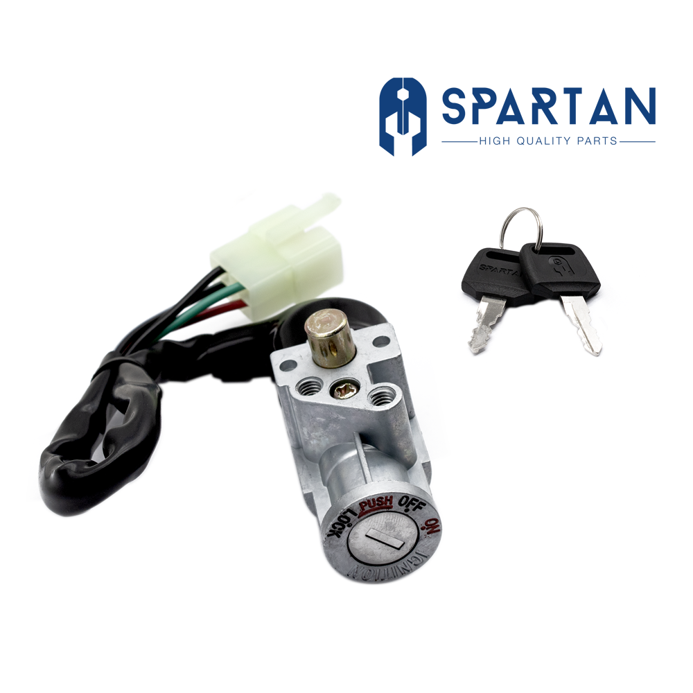 CHAPA DE CONTACTO SPARTAN AKT 110S, WAVE NF100 (4 CABLES)