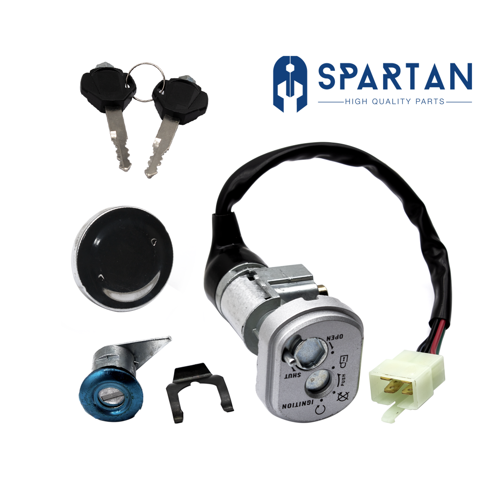 KIT DE ENCENDIDO CERRADURAS SPARTAN AKT 110 FLEX SEMI AUTOMATICA