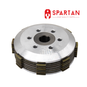 BASE CON DISCOS DE EMBRAGUE SPARTAN CG 150/200, XM 180 (6 PERNOS)