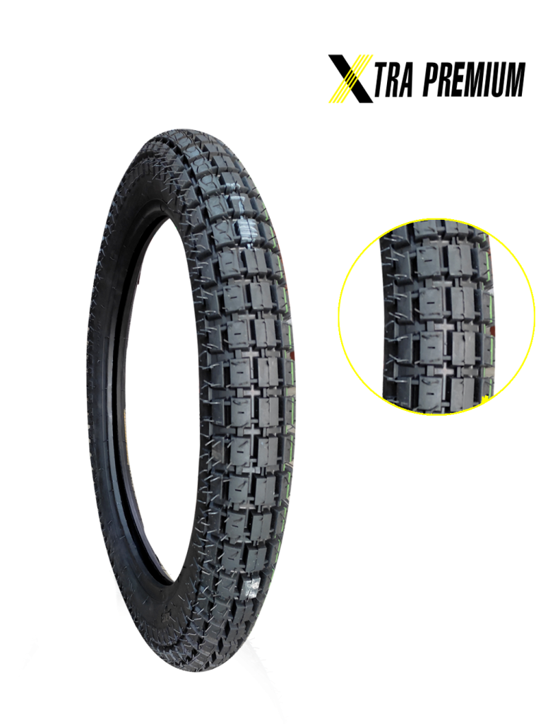 LLANTA XTRA PREMIUM  3.00 X 18 (EM-03) TUBE TYPE PLUS