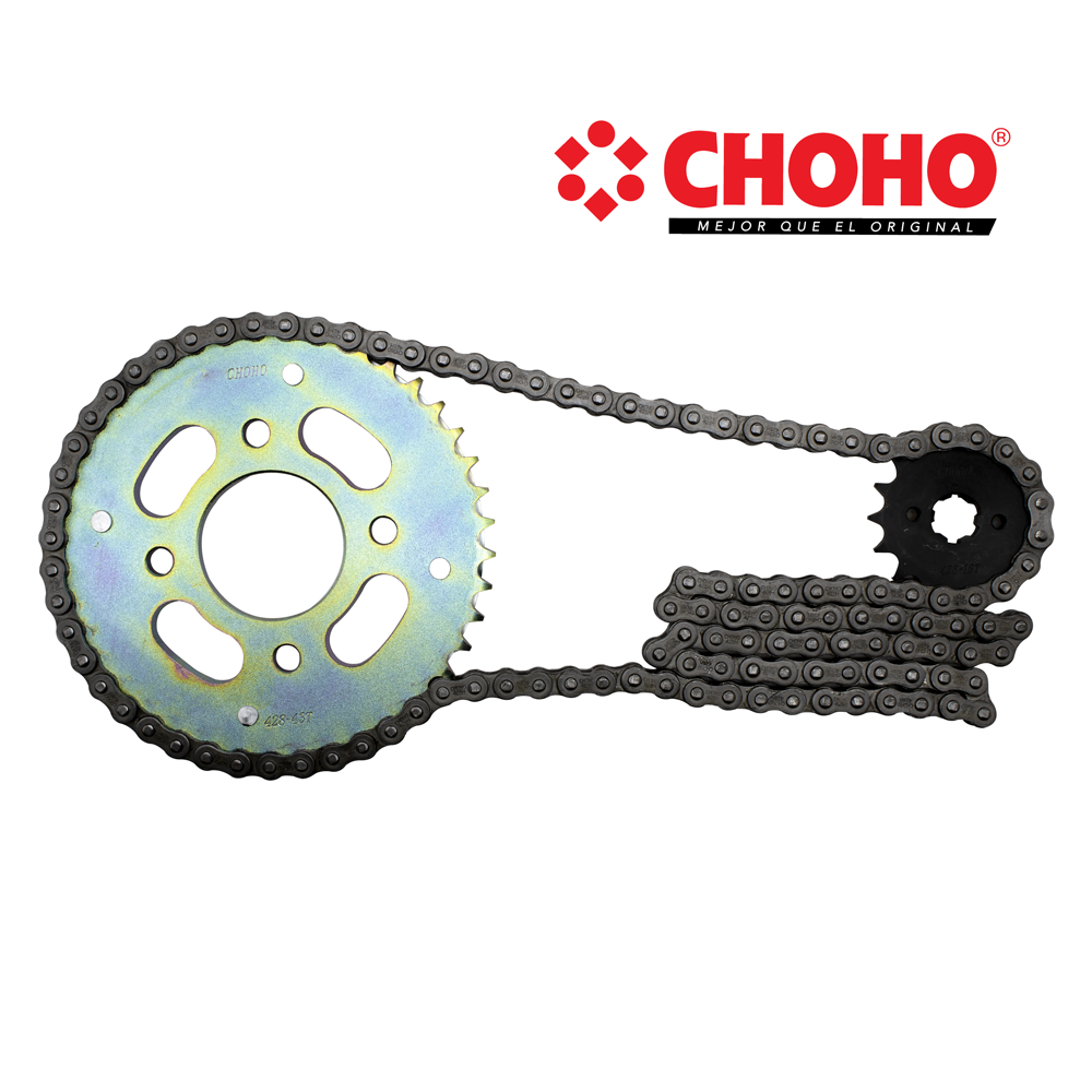 KIT CHOHO CG 150 TITAN 43T/16T/428H- 118 L