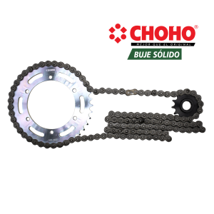 KIT CHOHO BUJE SÓLIDO XTZ 250 LANDER 40T/13T- 520HS-120L
