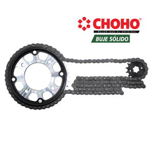 KIT CHOHO BUJE SÓLIDO CB 190R 45T/14T 428HS-132L