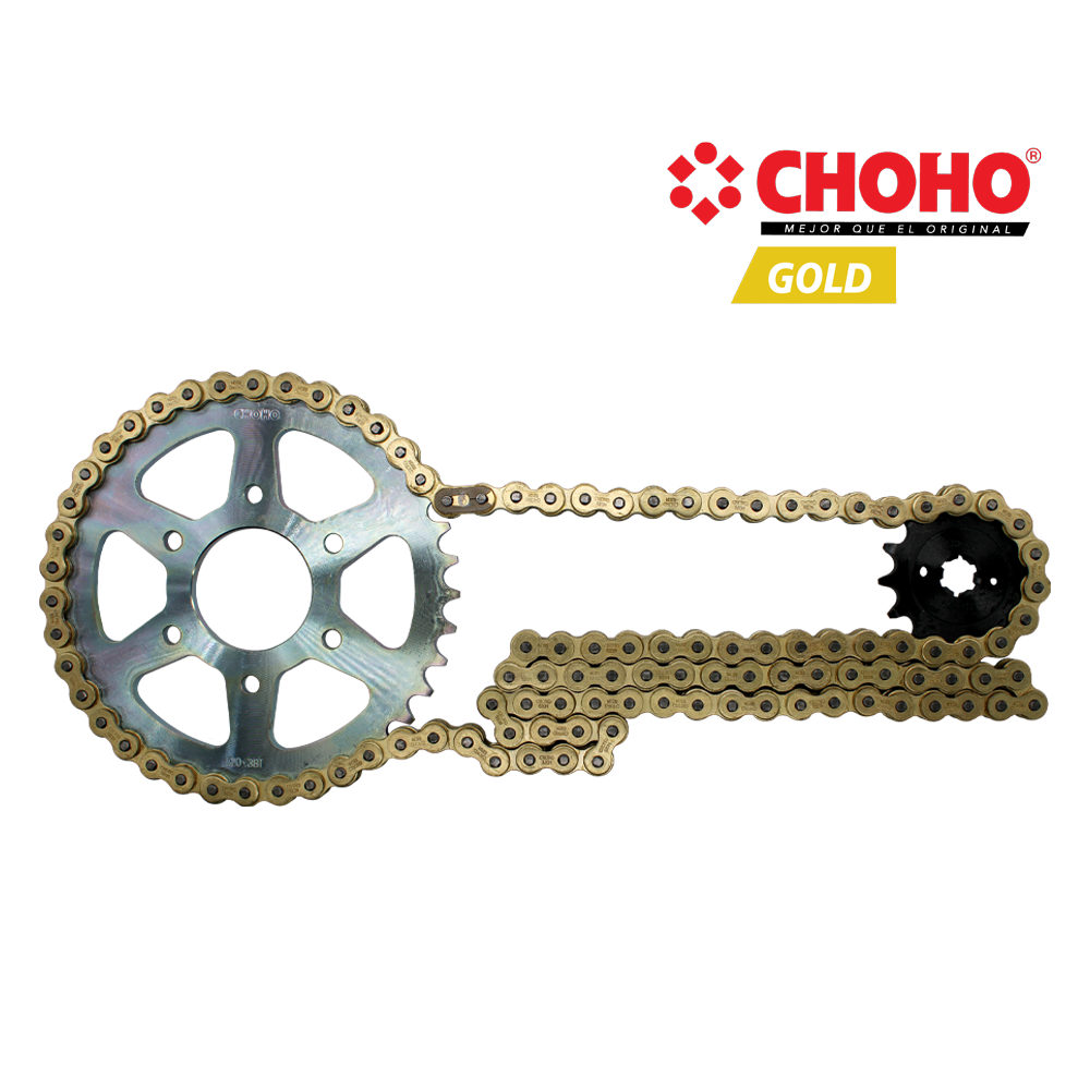 KIT CHOHO PULSAR 200 NS 39 T/14T-520-110L GOLD