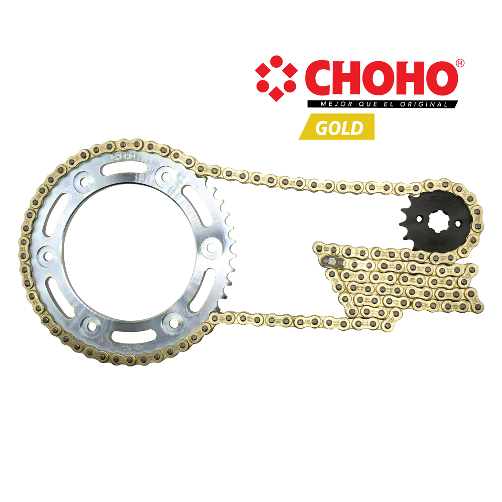 KIT CHOHO HONDA XRE 190 48T/16T 428H-128L GOLD