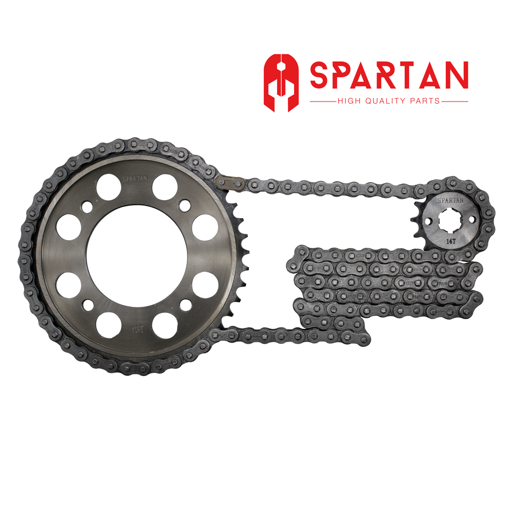 KIT SPARTAN CBF 125 43T/14T 428H-122L
