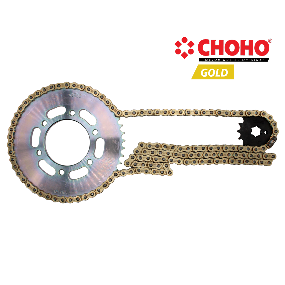 KIT CHOHO YZF R15 V2.0 47T/15T-428H-132L GOLD