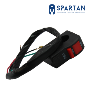 COMANDO SPARTAN SWITCH UNIVERSAL CON CARGADOR USB IN 12V OUT 5V/2A