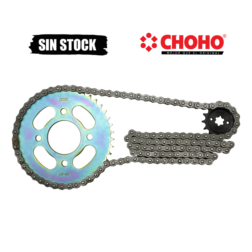 KIT CHOHO BOXER BM 150 42T/14T-428H-124L