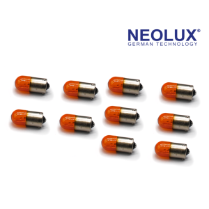FOCO NEOLUX RY10W 245A BAU15S 12V 10W DIRECCIONAL (X 10 UNDS.) VIDRIO AMBAR