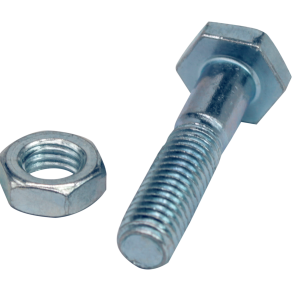 TORNILLO Y TUERCA PORTA CATALINA YBR 125, CRYPTON M8 (X50)