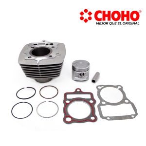 CILINDRO CHOHO COMPLETO CG 125 REFRIG. AIRE Ø56.5 PIN 15 124CC VARILLERO