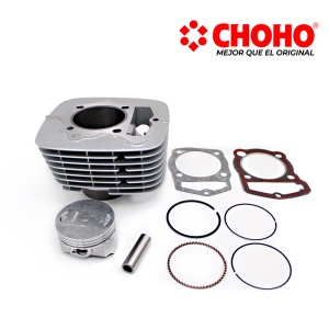 CILINDRO CHOHO COMPLETO CB 250 REFRIG. AIRE Ø65  PIN 15 196CC 250CC