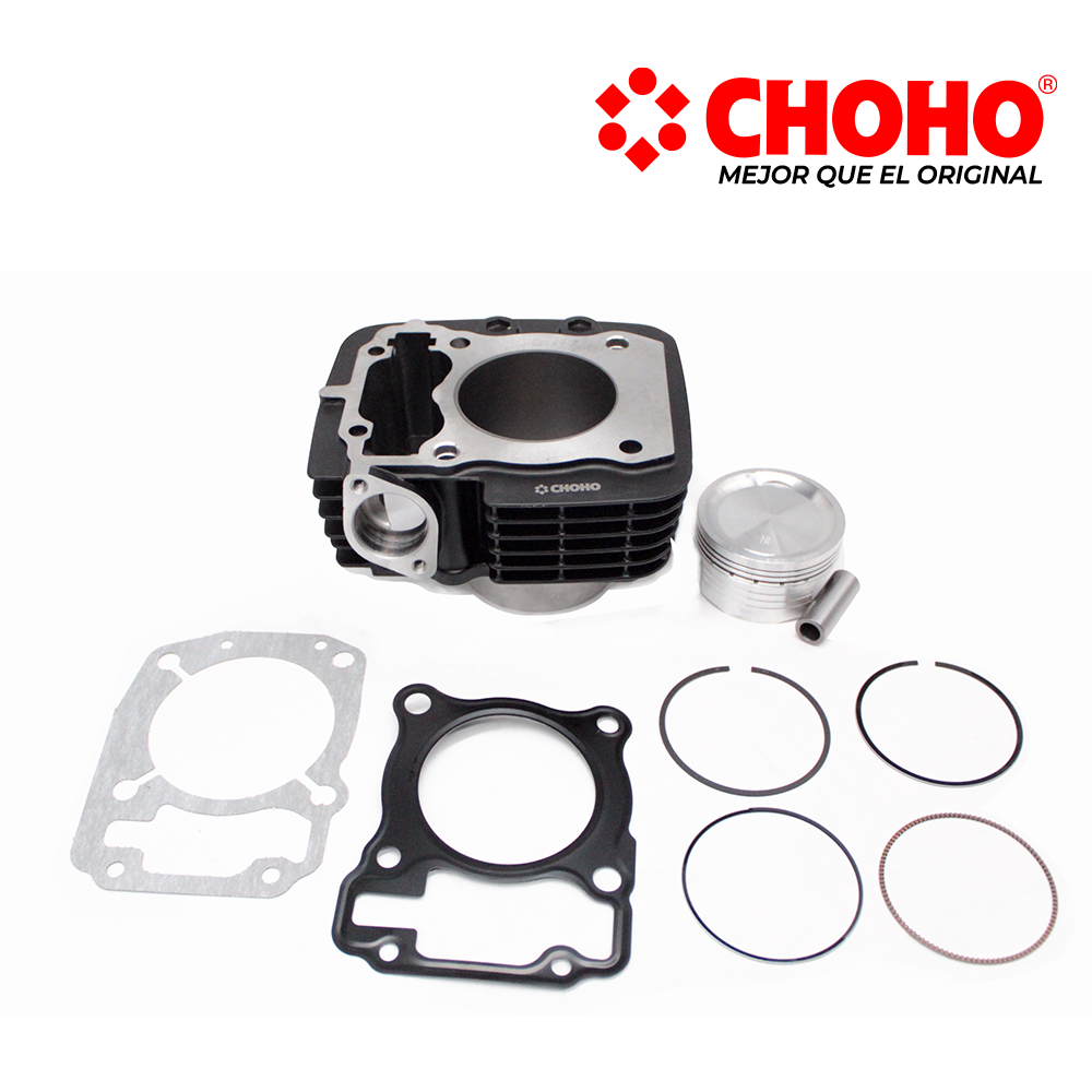 CILINDRO CHOHO COMPLETO XR 125L REFRIG. AIRE Ø52 PIN 13 124CC
