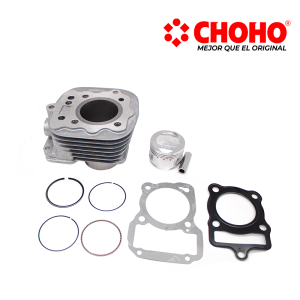 CILINDRO CHOHO COMPLETO NXR 125 BROS REFRIG. AIRE Ø56.5 PIN 13 124CC VARILLERO