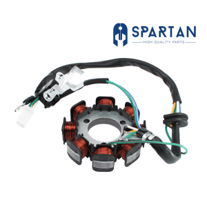 ESTATOR SPARTAN/DYNAMO XR/NXR 125 BROS,CG 125 TITAN BSS12 (8 BOBINAS)
