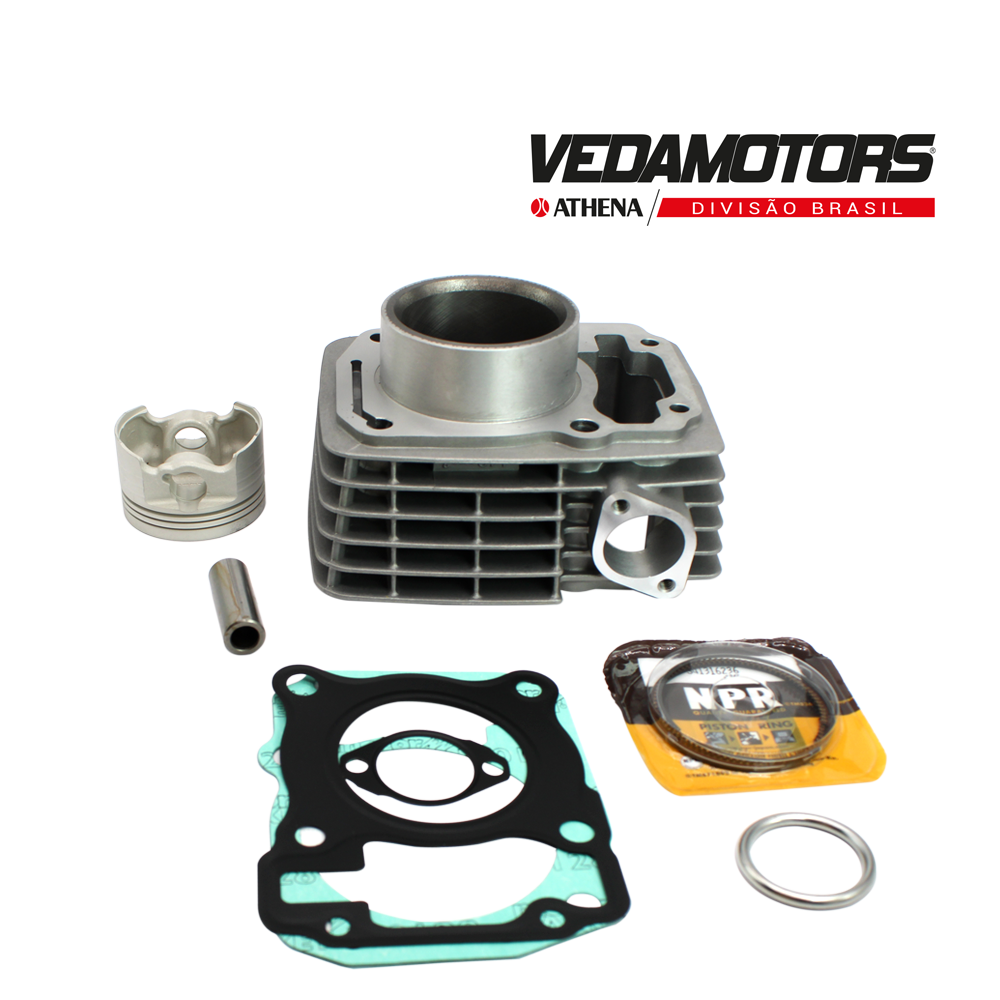 CILINDRO VEDAMOTORS CON PISTON CG 150,CBF 150, XR 150 Ø 57.3 STD