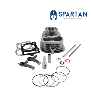 CILINDRO SPARTAN COMPLETO  NXR 125 Ø56.5 (+PISTON, BALANCINES Y VARILLAS)