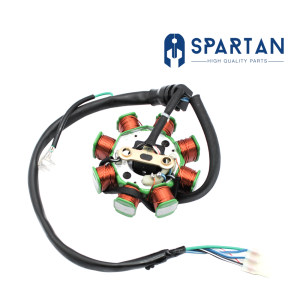 ESTATOR SPARTAN  DISCOVER 125 ST, PULSAR 135 LS (8 BOBINAS)
