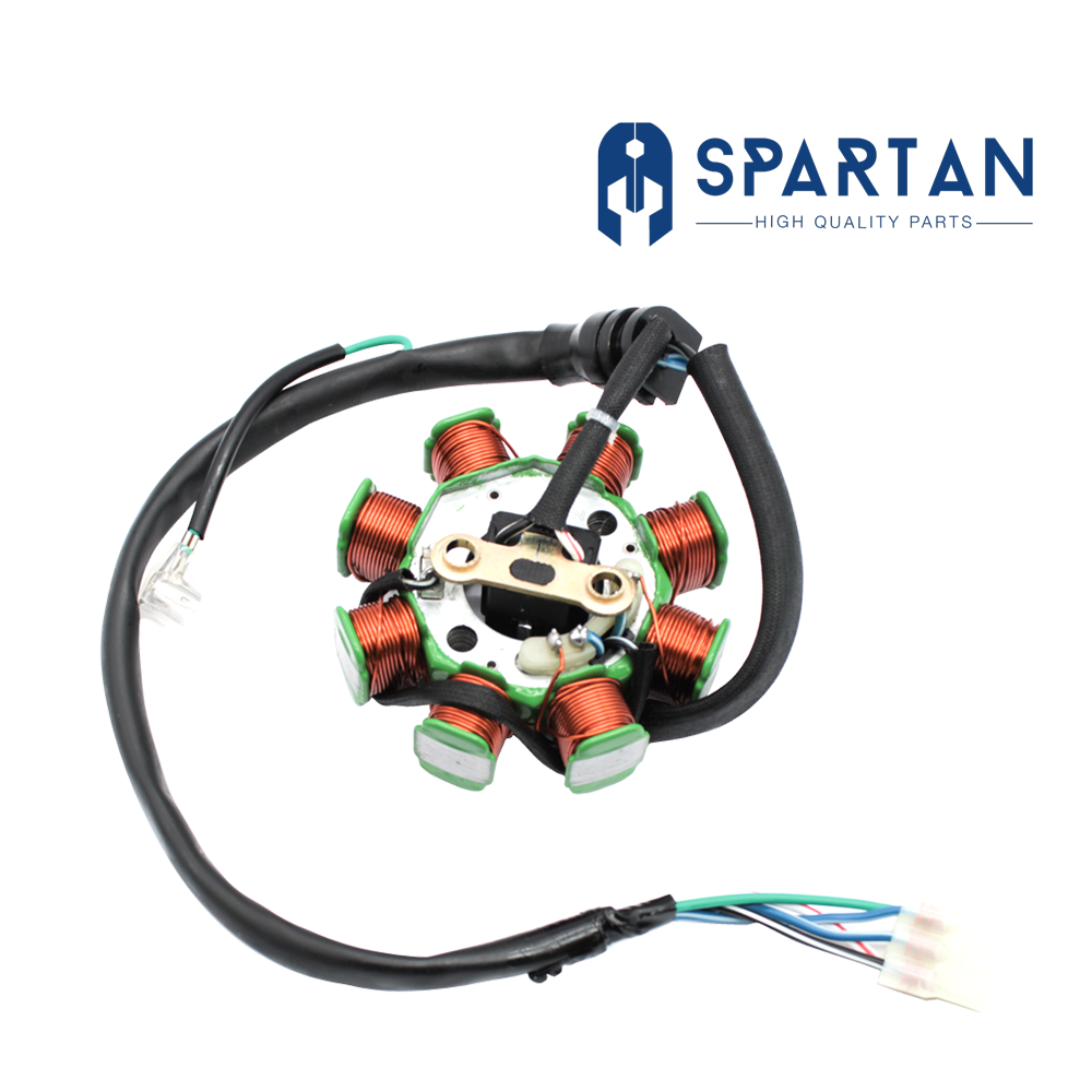 ESTATOR SPARTAN  DISCOVER 125 ST, PULSAR 135 LS (8 BOBINAS)