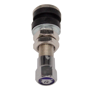 VALVULA DE METAL SPARTAN DE NEUMATICOS (PITON) RECTO TAPA CON DISEÑO (X10)