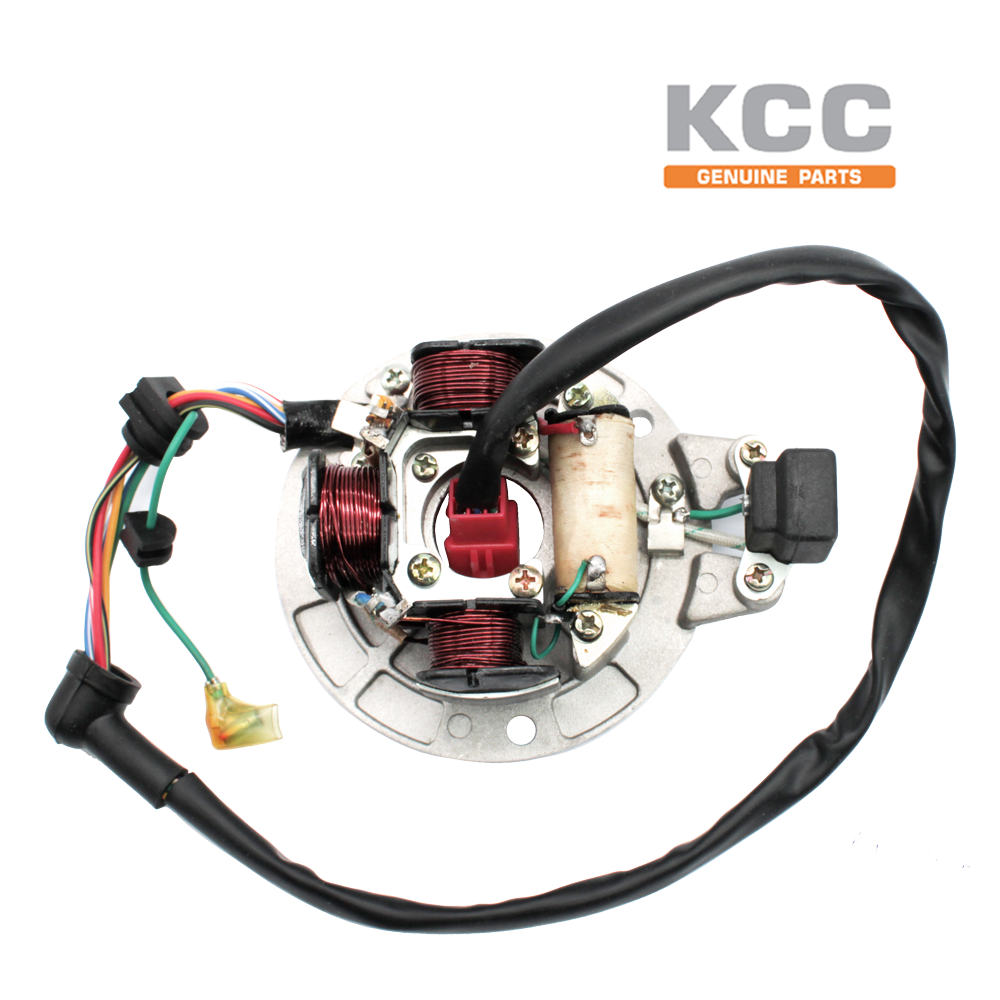 ESTATOR KCC BOXER CT 100 CON PLATO (4 BOBINAS)