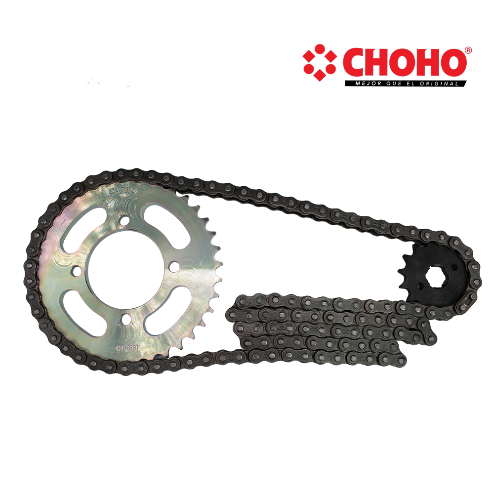 KIT CHOHO 125Z,RTM 125 38T/15T 428H-114L